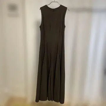 ZARA 브라운 슬리브리스 원피스 XS