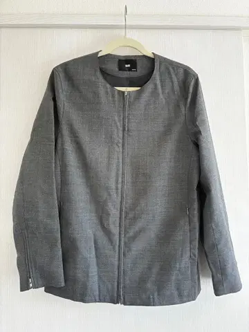 HARE 노카라 자켓 그레이