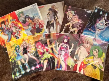 마크로스 A4 클리어 포스터 9장 세트 공식 팬클럽 계속 혜택