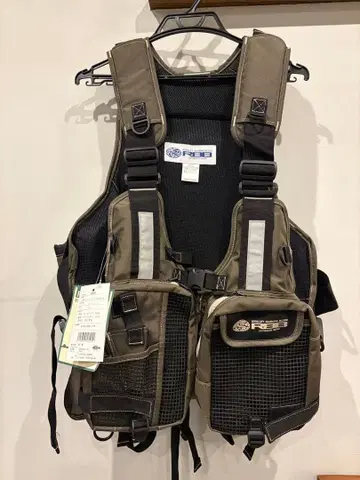 새상품 리바레이 RBB 숏 라이프 베스트 카키