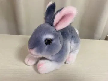 [ 그레이 화이트 토끼 봉제 인형 ]