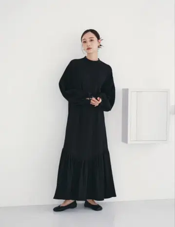 [ Hella ] TWILL TIERED DRESS