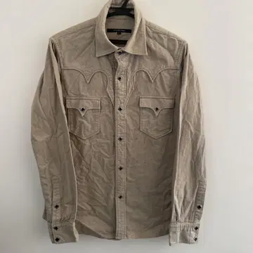 STUDIO ORIBE 웨스턴 셔츠 베이지 빈티지 셔츠