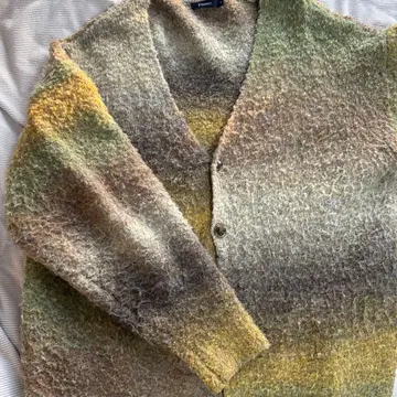 그라데이션 니트 가디건