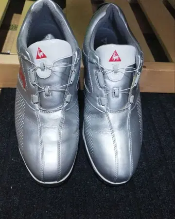 르꼬끄 골프화 실버 x 화이트 다이얼식 QQ0593 28.0