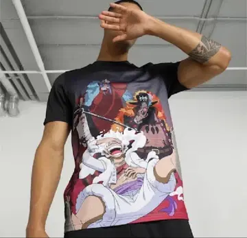 PUMA AOP 니카 원피스 T셔츠 한정판 XL