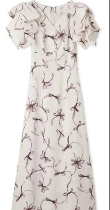 SNIDEL 리본 프린트 원피스 01 사이즈