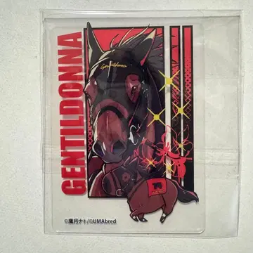 말과 UMA 클리어 카드 컬렉션 가을 화상 & 국화상 젠틸돈나