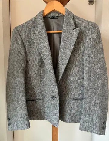 90s USA제 자켓 숏 기장 울 유니온 메이드