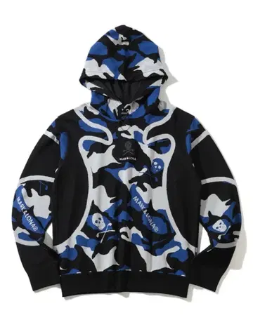 새상품급 MARK & LONA 카모 패턴 후드티 L