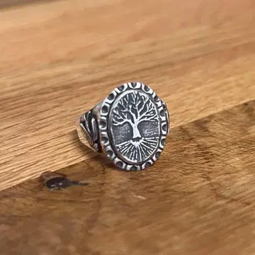 레어 빈티지 실버 925 반지 트리 16호