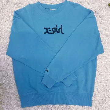 XGIRL 엑스걸 파일 안감 긴팔 맨투맨 M