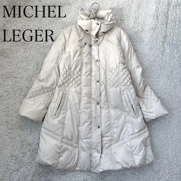 MICHEL LEGER 다운 자켓 (M-L) 코트 스탠드 카라
