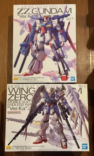 건담 프라모델 MG 더블 제타 건담 윙 건담 제로 EW Ver.Ka