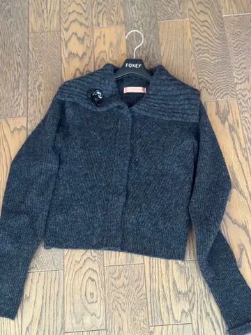 새상품급 유마 코시노 따뜻한 경량 알파카 니트 가디건