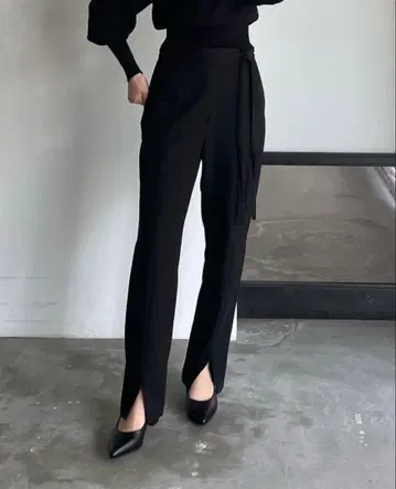 nairo 가을/겨울 슬릿 팬츠