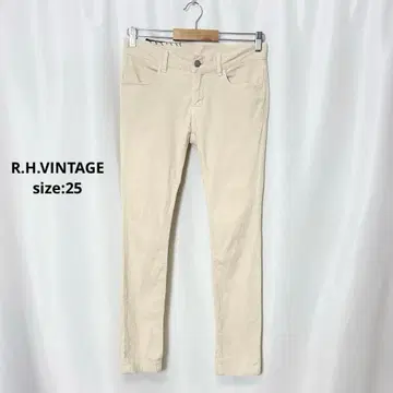 R.H.VINTAGE 코듀로이 슬림 팬츠 25 론 헤르만