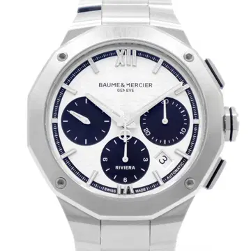 BAUME&MERCIER 보메르 메르시에 리비에라 크로노그래프 화이트