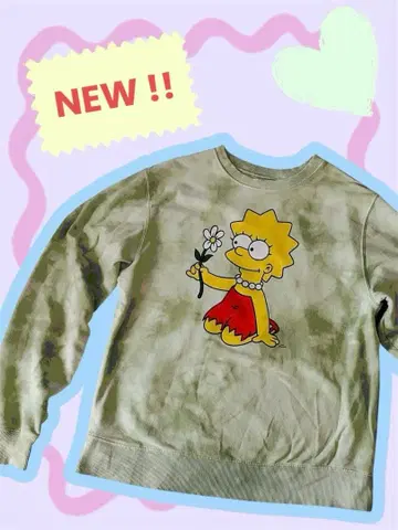 심슨 맨투맨 트레이닝복 캐릭터 The Simpsons