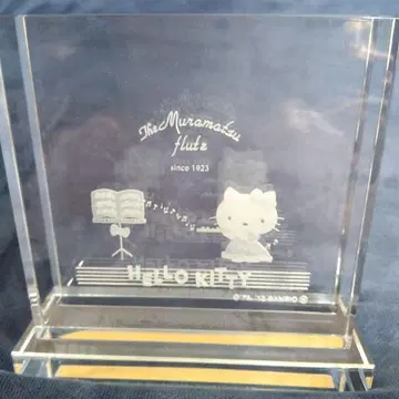 헬로키티 유리 메모 스탠드