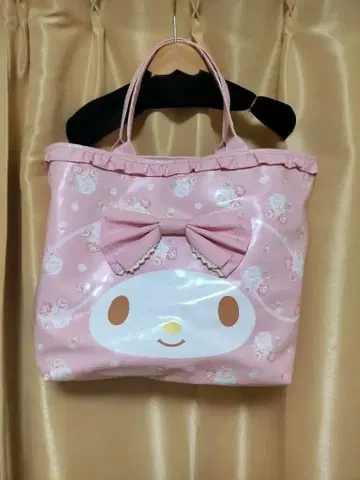 택 포함 새상품 마이멜로디 토트백 핑크 리본 포함 토트백