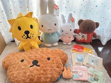 미피 보리스 봉제 인형 쿠션 등 세트