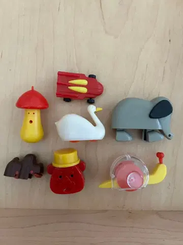 글리코 덤 코끼리 백조 달팽이 버섯 호랑이 개 자동차