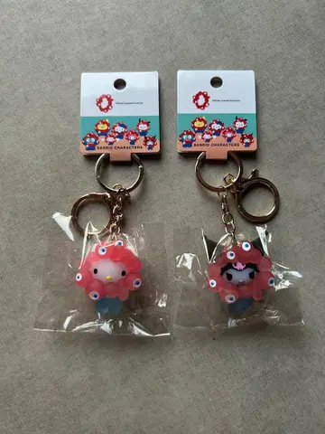 먀쿠먀쿠 변신 입체 마스코트 키링 키티 쿠로미