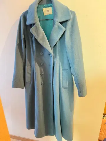 SLY 스카이블루 롱 코트 가격 인하 가능
