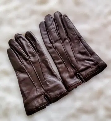 컴시즘 COMME CA ISM 다크 브라운 가죽 장갑 양가죽