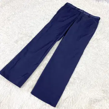 [ 일본제 ] 투모로우랜드 슬랙스 캐주얼 팬츠 네이비 빅 사이즈