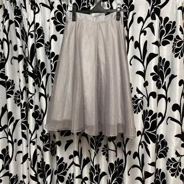 쿠미쿄쿠 플레어 스커트 무릎 기장