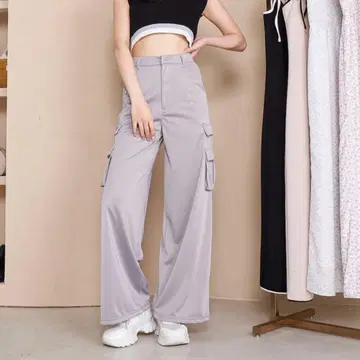 darich 카고 와이드 팬츠 GRY