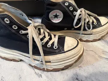 Converse 블랙 하이컷 스니커즈