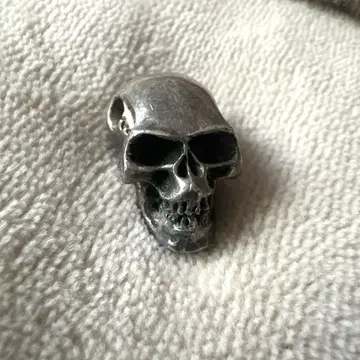 실버 스컬 디자인 액세서리 해골 목걸이 부품