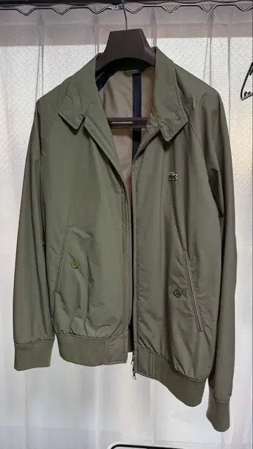LACOSTE 올리브 그린 자켓