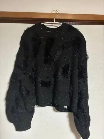 [미사용에 가까움] 이소자이 스팽글 니트 HARE 하레 완판템