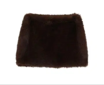 클라네 FAKE FUR LOW WAIST MINI SKIRT