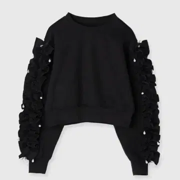 eimy istoire 프릴 슬리브 맨투맨 상의