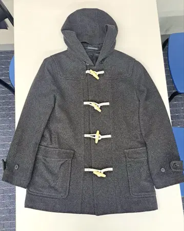 히로미치 나카노 더플 코트 그레이