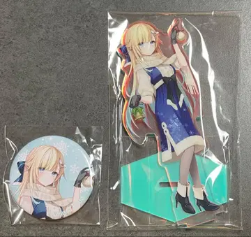 브이스포 아이자와 에마 크리스마스 아크릴 스탠드 캔뱃지