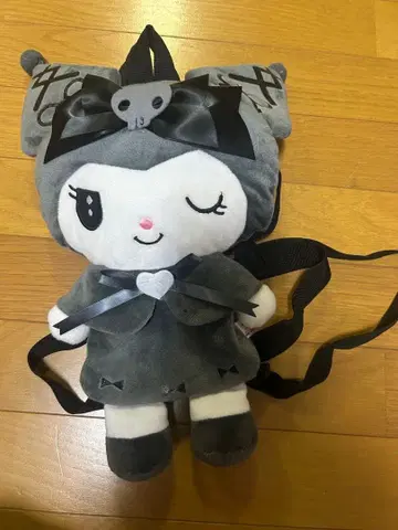 쿠로미 봉제 인형 심야의 멜로쿠로 봉제 인형 백팩