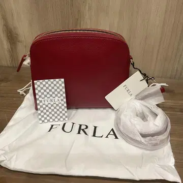 FURLA 빨간색 가죽 숄더백