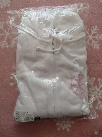 카드캡터 사쿠라 클리어 카드편 화이트 풀 집업 후드티 XL