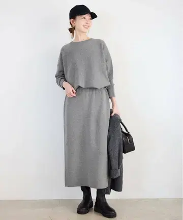 SLOBE 코튼 더블 페이스 풀오버