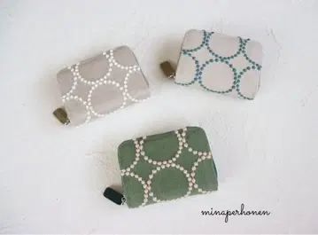 미나 페르호넨 컴팩트 지갑 접이식 지갑 탬버린 크리스마스 선물