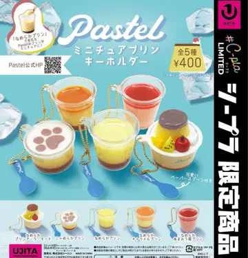 Pastel 미니어처 푸딩 키링 시플라 한정판 [ 총 5종 ]