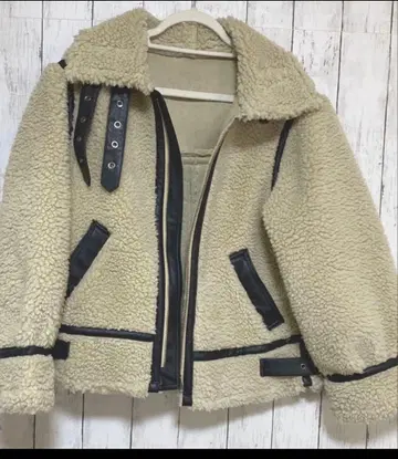 ungrid 언그리드 보아 블루종 코트