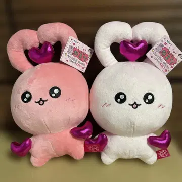봉제 인형 우사고시무 귀 하트 전 2종