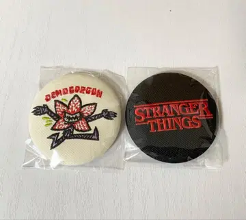 기묘한 이야기 자수 캔뱃지